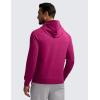 imageCRZ YOGA Hoodies for Men French Terry Hooded Sweatshirts Workout Athletic Casual Pullover Tops with PocketMagenta Purple