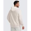 imageCRZ YOGA Hoodies for Men French Terry Hooded Sweatshirts Workout Athletic Casual Pullover Tops with PocketMilky White Bone
