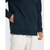 imageCRZ YOGA Hoodies for Men French Terry Hooded Sweatshirts Workout Athletic Casual Pullover Tops with PocketTrue Navy