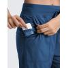 imageCRZ YOGA Lightweight Straight Leg Workout Pants for Women 28quot30quot Casual Ruched Work Gym Athletic Joggers with PocketsFrench Navy