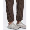 imageCRZ YOGA Lightweight Straight Leg Workout Pants for Women 28quot30quot Casual Ruched Work Gym Athletic Joggers with PocketsHot Fudge Brown