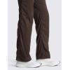 imageCRZ YOGA Lightweight Straight Leg Workout Pants for Women 28quot30quot Casual Ruched Work Gym Athletic Joggers with PocketsHot Fudge Brown