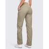 imageCRZ YOGA Lightweight Straight Leg Workout Pants for Women 28quot30quot Casual Ruched Work Gym Athletic Joggers with PocketsKhali Barley