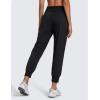 imageCRZ YOGA Lightweight Workout Joggers for Women 26quot285quot High Waisted Outdoor Running Casual Track Pants with PocketsBlack