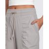 imageCRZ YOGA Lightweight Workout Joggers for Women 26quot285quot High Waisted Outdoor Running Casual Track Pants with PocketsDark Chrome