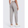 imageCRZ YOGA Lightweight Workout Joggers for Women 26quot285quot High Waisted Outdoor Running Casual Track Pants with PocketsDark Chrome