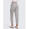 imageCRZ YOGA Lightweight Workout Joggers for Women 26quot285quot High Waisted Outdoor Running Casual Track Pants with PocketsDark Chrome