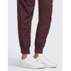 imageCRZ YOGA Lightweight Workout Joggers for Women 26quot285quot High Waisted Outdoor Running Casual Track Pants with PocketsDark Russet