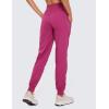 imageCRZ YOGA Lightweight Workout Joggers for Women 26quot285quot High Waisted Outdoor Running Casual Track Pants with PocketsMagenta Purple