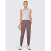 imageCRZ YOGA Lightweight Workout Joggers for Women 26quot285quot High Waisted Outdoor Running Casual Track Pants with PocketsMauve
