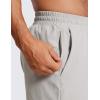 imageCRZ YOGA Mens 2 in 1 Running Shorts with Liner  5 Quick Dry for Workout Sports Athletic with PocketsDark Chrome