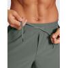 imageCRZ YOGA Mens 2 in 1 Running Shorts with Liner  5 Quick Dry for Workout Sports Athletic with PocketsGrey Sage