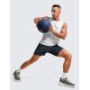 imageCRZ YOGA Mens 2 in 1 Running Shorts with Liner  5 Quick Dry for Workout Sports Athletic with PocketsTrue Navy