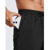 imageCRZ YOGA Mens 2 in 1 Running Shorts with Liner  9 Quick Dry for Workout Sports Athletic with PocketsBlack