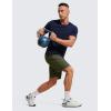 imageCRZ YOGA Mens 2 in 1 Running Shorts with Liner  9 Quick Dry for Workout Sports Athletic with PocketsDark Olive