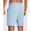 imageCRZ YOGA Mens 2 in 1 Running Shorts with Liner  9 Quick Dry for Workout Sports Athletic with PocketsLight Grayish Blue