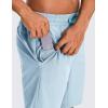 imageCRZ YOGA Mens 2 in 1 Running Shorts with Liner  9 Quick Dry for Workout Sports Athletic with PocketsLight Grayish Blue