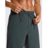 imageCRZ YOGA Mens 2 in 1 Running Shorts with Liner  9 Quick Dry for Workout Sports Athletic with PocketsMelanite
