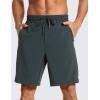 imageCRZ YOGA Mens 2 in 1 Running Shorts with Liner  9 Quick Dry for Workout Sports Athletic with PocketsMelanite
