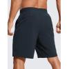imageCRZ YOGA Mens 2 in 1 Running Shorts with Liner  9 Quick Dry for Workout Sports Athletic with PocketsTrue Navy