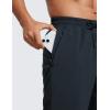 imageCRZ YOGA Mens 2 in 1 Running Shorts with Liner  9 Quick Dry for Workout Sports Athletic with PocketsTrue Navy
