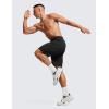 imageCRZ YOGA Mens 2 in 1 Running Shorts with Liner  9 Quick Dry for Workout Sports Athletic with PocketsTrue Navy