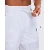 imageCRZ YOGA Mens 2 in 1 Running Shorts with Liner  9 Quick Dry for Workout Sports Athletic with PocketsWhite