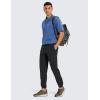 imageCRZ YOGA Mens 4Way Stretch Golf Joggers with Pockets 30quot32quot  Track Gym Athletic Workout Hiking PantsBlack