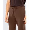 imageCRZ YOGA Mens 4Way Stretch Golf Joggers with Pockets 30quot32quot  Track Gym Athletic Workout Hiking PantsDark Brown
