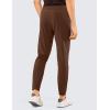 imageCRZ YOGA Mens 4Way Stretch Golf Joggers with Pockets 30quot32quot  Track Gym Athletic Workout Hiking PantsDark Brown