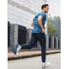imageCRZ YOGA Mens 4Way Stretch Golf Joggers with Pockets 30quot32quot  Track Gym Athletic Workout Hiking PantsTrue Navy