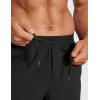 imageCRZ YOGA Mens FourWay Stretch Workout Shorts  5 Soft Durable for Casual Athletic with PocketsBlack