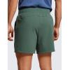 imageCRZ YOGA Mens FourWay Stretch Workout Shorts  5 Soft Durable for Casual Athletic with PocketsDark Forest Green