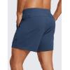 imageCRZ YOGA Mens FourWay Stretch Workout Shorts  5 Soft Durable for Casual Athletic with PocketsElectric Blue