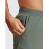 imageCRZ YOGA Mens FourWay Stretch Workout Shorts  5 Soft Durable for Casual Athletic with PocketsGrey Sage