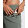 imageCRZ YOGA Mens FourWay Stretch Workout Shorts  5 Soft Durable for Casual Athletic with PocketsGrey Sage