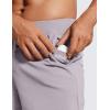 imageCRZ YOGA Mens FourWay Stretch Workout Shorts  5 Soft Durable for Casual Athletic with PocketsGull Gray