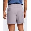 imageCRZ YOGA Mens FourWay Stretch Workout Shorts  5 Soft Durable for Casual Athletic with PocketsGull Gray