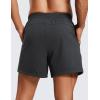 imageCRZ YOGA Mens FourWay Stretch Workout Shorts  5 Soft Durable for Casual Athletic with PocketsInk Gray
