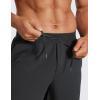 imageCRZ YOGA Mens FourWay Stretch Workout Shorts  5 Soft Durable for Casual Athletic with PocketsInk Gray