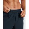 imageCRZ YOGA Mens FourWay Stretch Workout Shorts  5 Soft Durable for Casual Athletic with PocketsTrue Navy