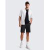 imageCRZ YOGA Mens FourWay Stretch Workout Shorts  9 Linerless Soft Durable for Casual Athletic with PocketsBlack