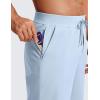 imageCRZ YOGA Mens FourWay Stretch Workout Shorts  9 Linerless Soft Durable for Casual Athletic with PocketsChambray Blue