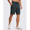 imageCRZ YOGA Mens FourWay Stretch Workout Shorts  9 Linerless Soft Durable for Casual Athletic with PocketsMelanite