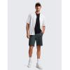 imageCRZ YOGA Mens FourWay Stretch Workout Shorts  9 Linerless Soft Durable for Casual Athletic with PocketsMelanite