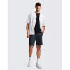 imageCRZ YOGA Mens FourWay Stretch Workout Shorts  9 Linerless Soft Durable for Casual Athletic with PocketsTrue Navy
