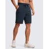 imageCRZ YOGA Mens FourWay Stretch Workout Shorts  9 Linerless Soft Durable for Casual Athletic with PocketsTrue Navy