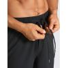 imageCRZ YOGA Mens Linerless Workout Shorts  9 Quick Dry for Running Sports Athletic Gym with PocketsBlack