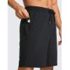 imageCRZ YOGA Mens Linerless Workout Shorts  9 Quick Dry for Running Sports Athletic Gym with PocketsBlack