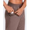 imageCRZ YOGA Mens Linerless Workout Shorts  9 Quick Dry for Running Sports Athletic Gym with PocketsBrown Rock